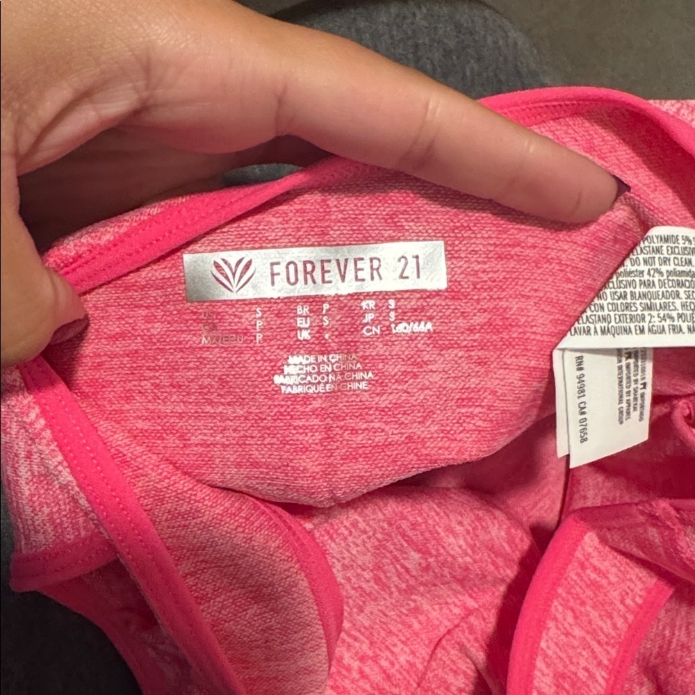 Forever 21 Pink Athletic Romper - Picture 3 of 3